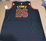 Maillot de Basket #26 Korver Cleveland Cavaliers Noir